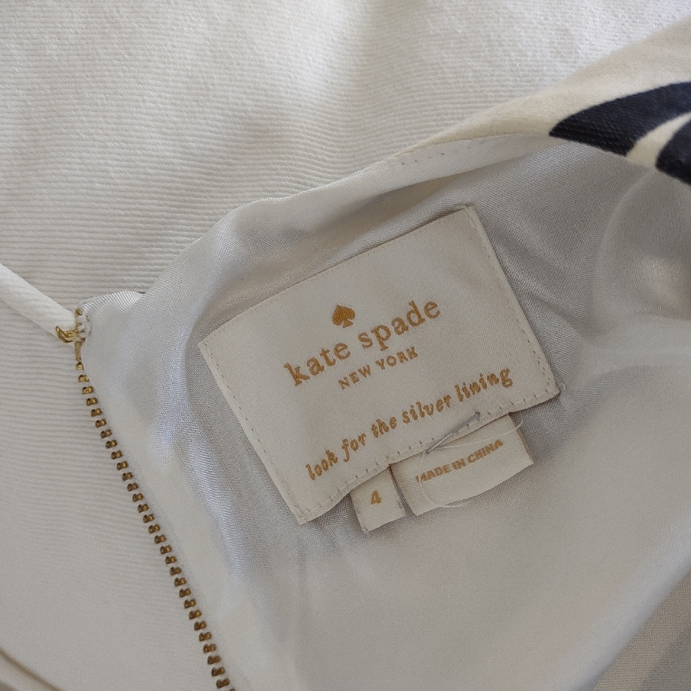 Kate Spade Black and White Striped Dress - Picture 7 of 8